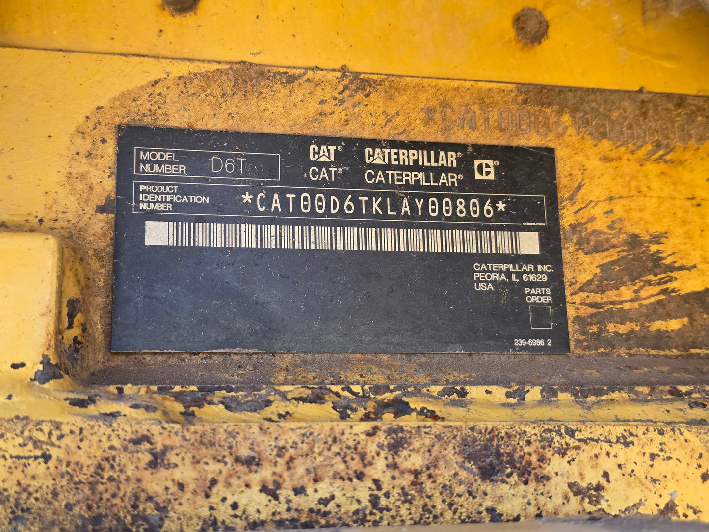 CAT D6T 2008