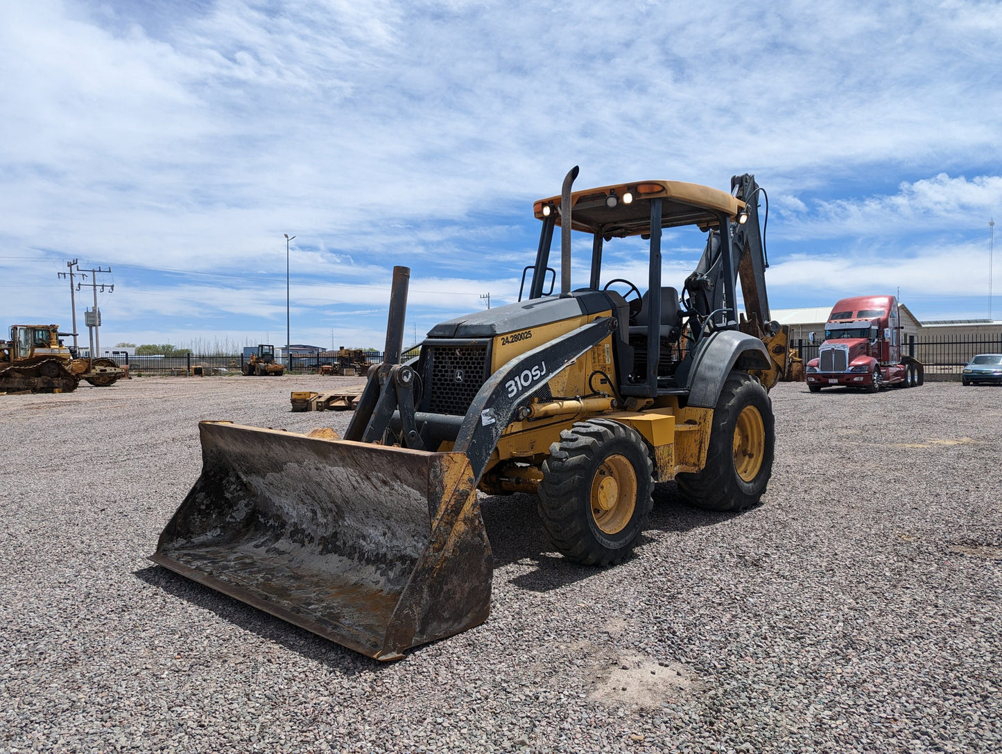 Retro Excavadora John Deer 310SJ 2009