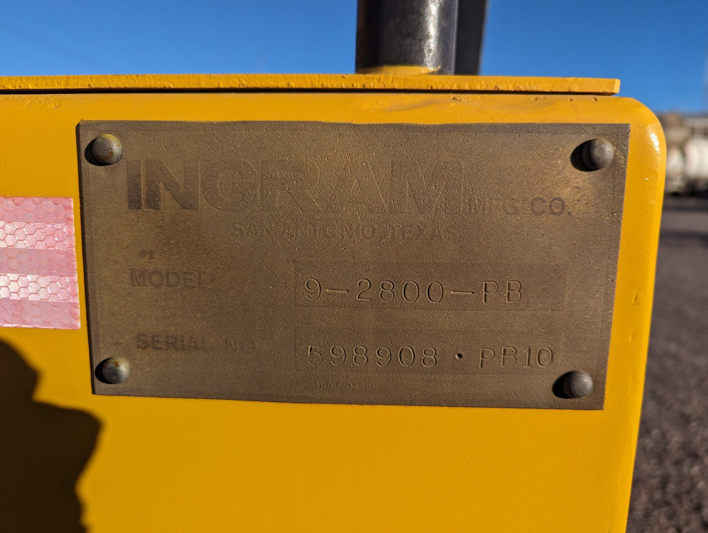 Vibro compactador Ingram  9-2800PB 1991